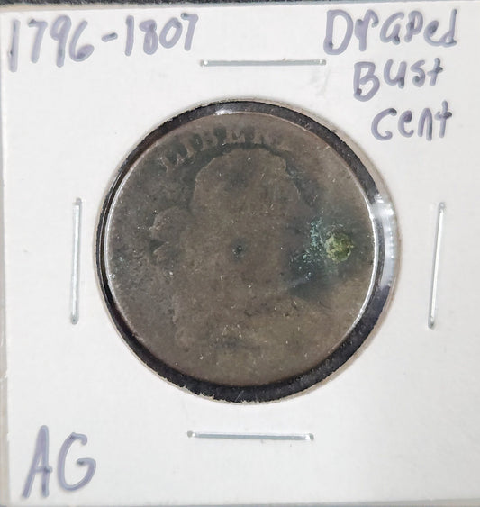 1796-1807 Draped Bust Large Cent AG 72314.D3-B — Obverse