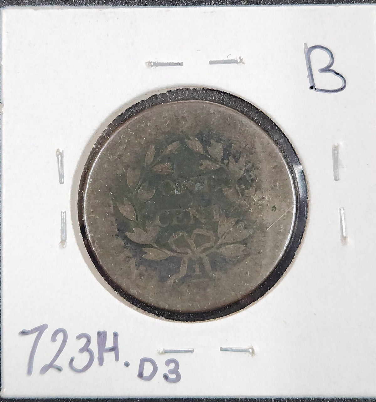 1796-1807 Draped Bust Large Cent AG 72314.D3-B — Reverse