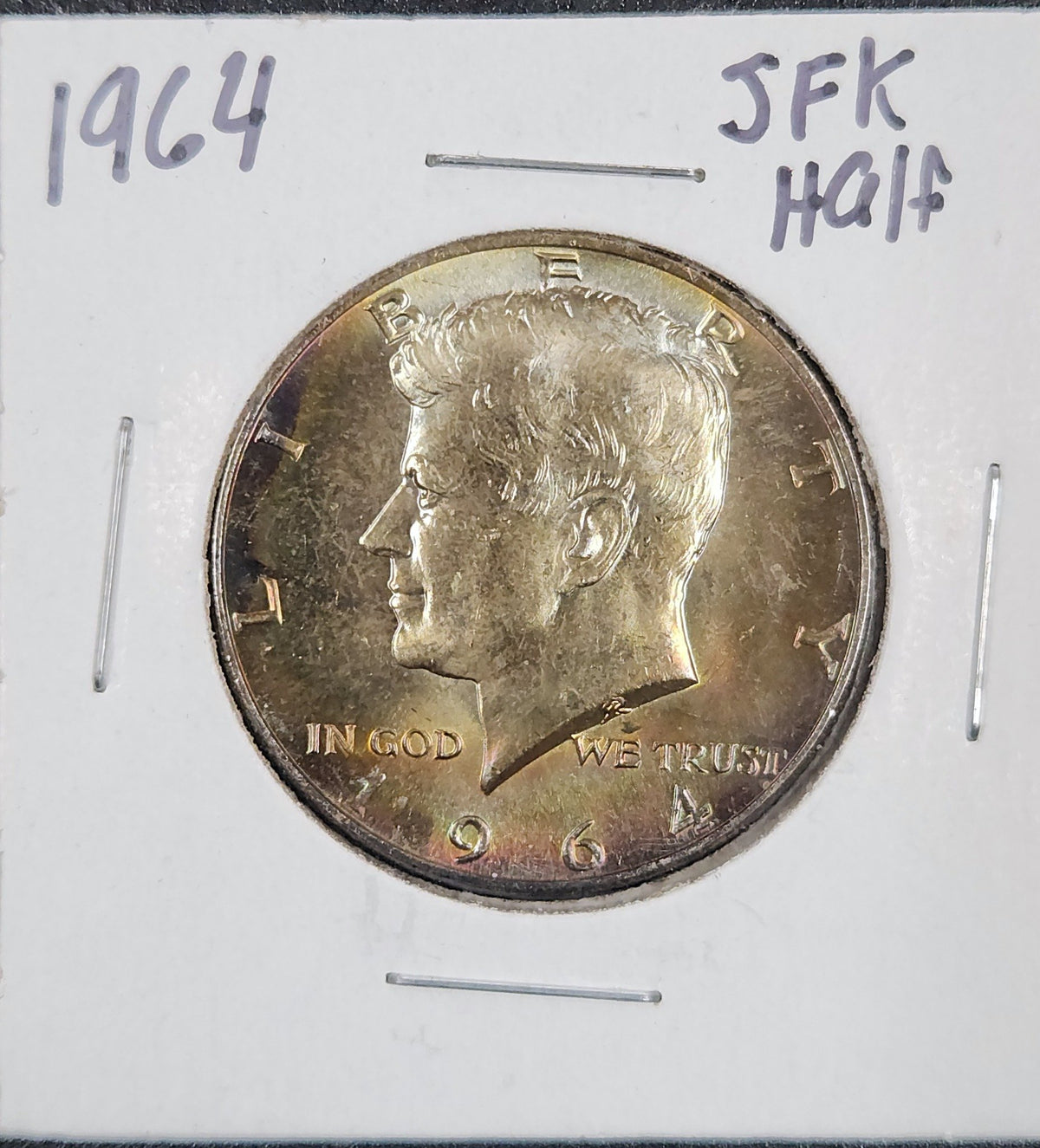 1964 Kennedy Half Dollar Toned 6909.64-A — Obverse