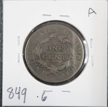 1810 Classic Head Large Cent G-6 849.6-A — Reverse