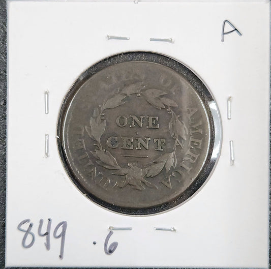 1810 Classic Head Large Cent G-6 849.6-A — Reverse