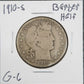 1910-S Barber Half G-6 — Obverse