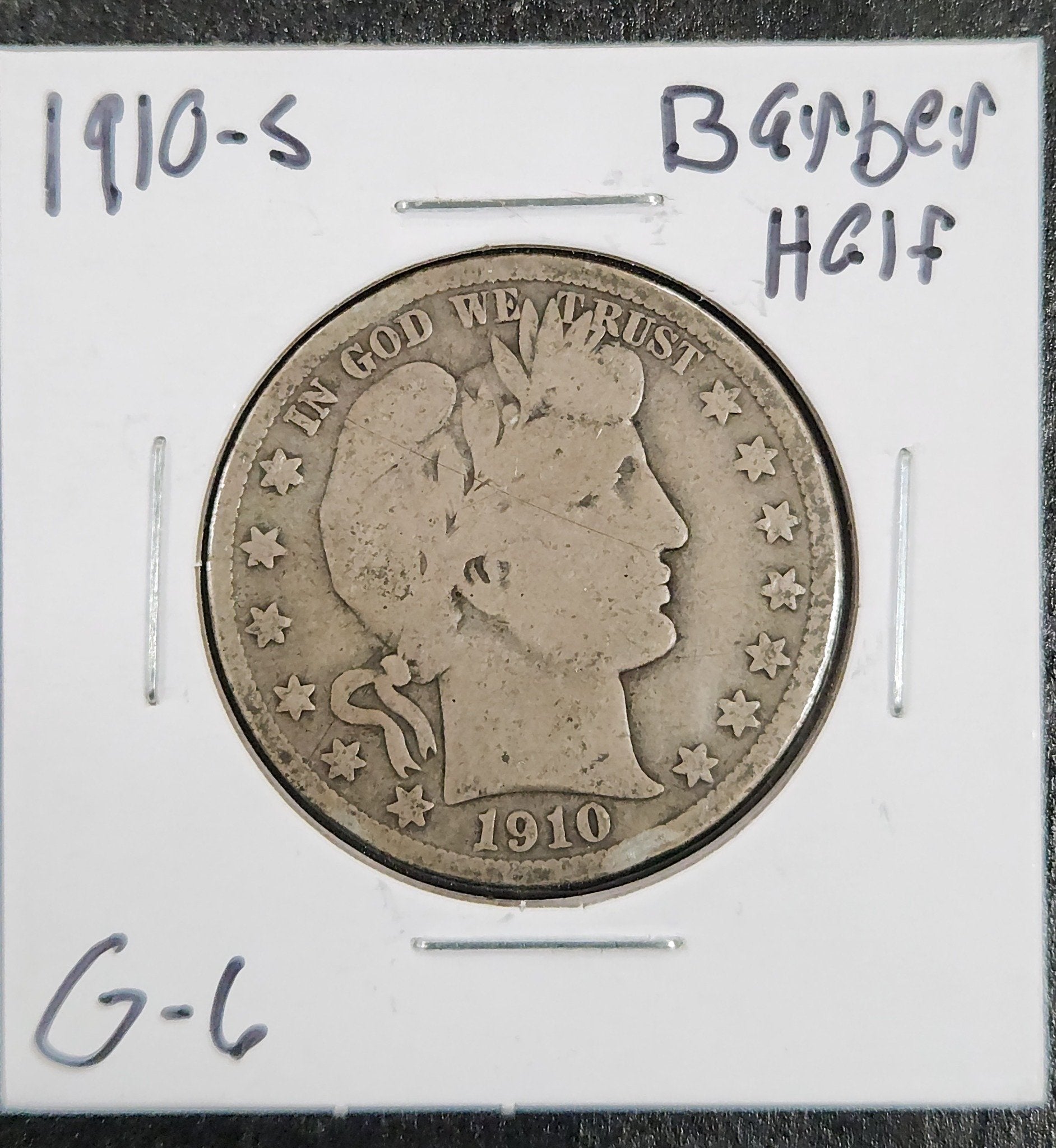 1910-S Barber Half G-6 — Obverse