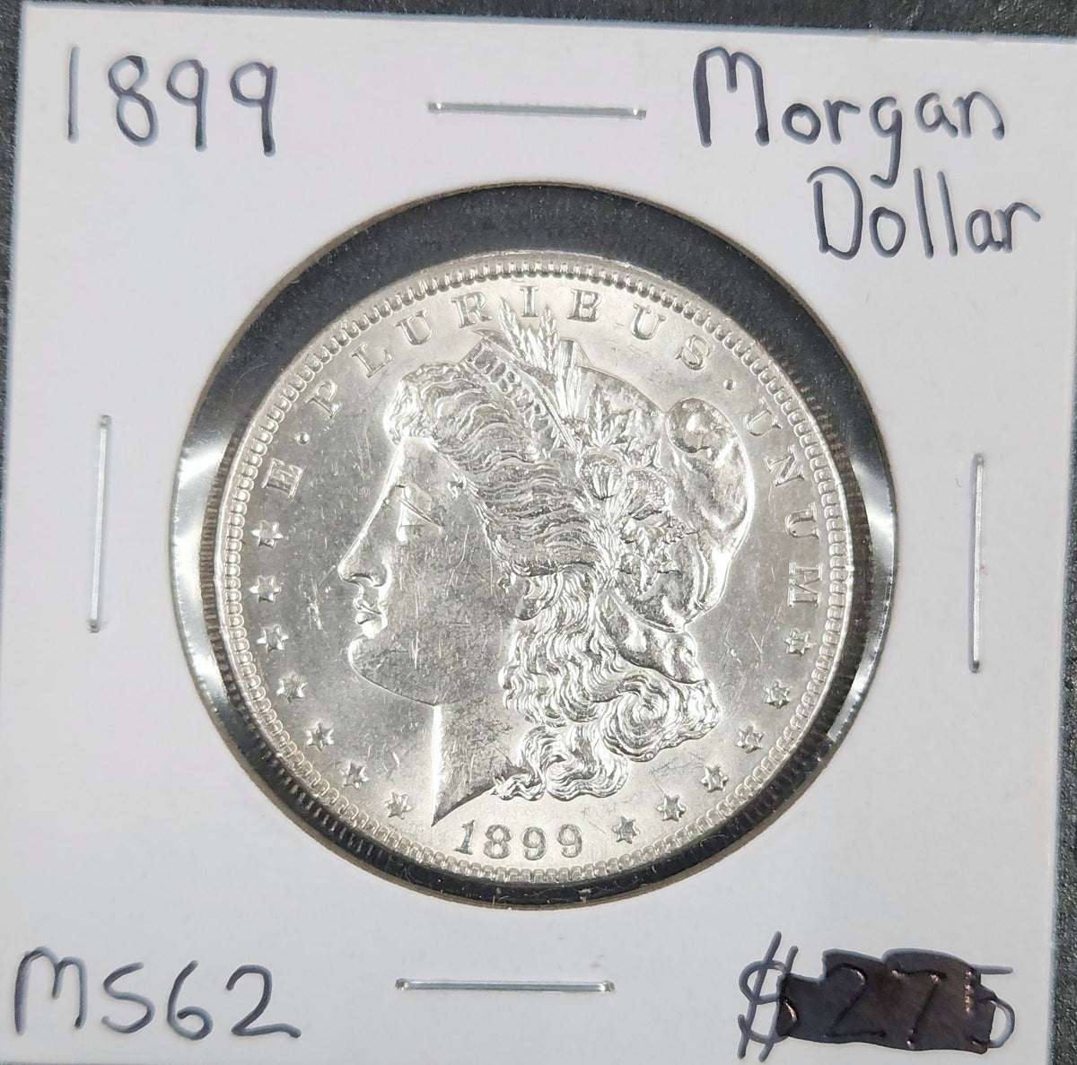 1899 Morgan Dollar MS62 7586.62-A — Obverse