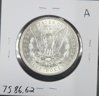 1899 Morgan Dollar MS62 7586.62-A — Reverse