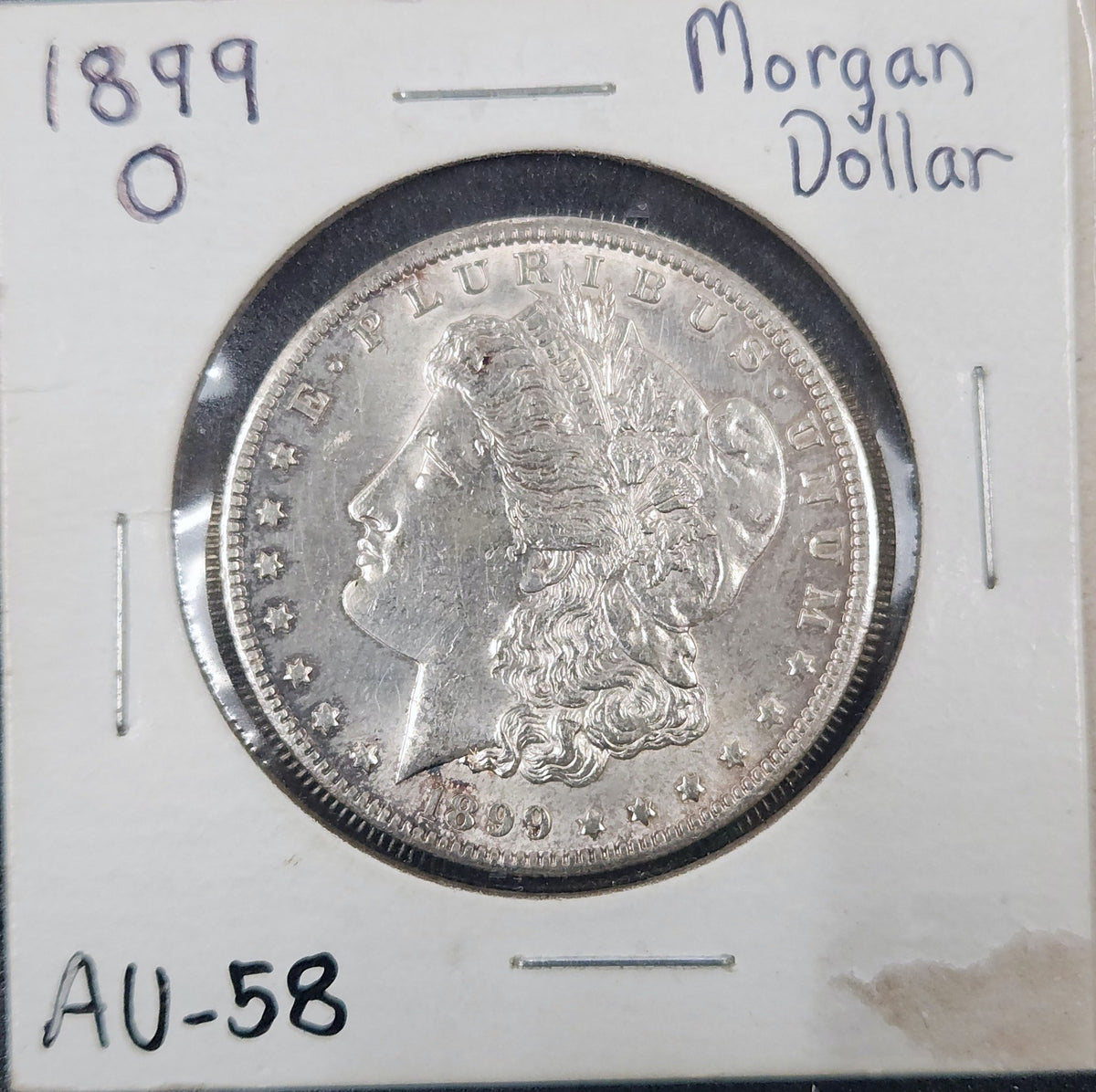 1899-O Morgan Silver Dollar 7586.58-A — Obverse