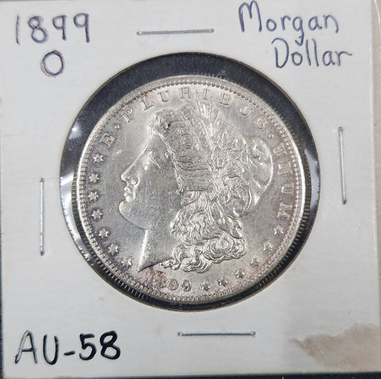 1899-O Morgan Silver Dollar 7586.58-A — Obverse