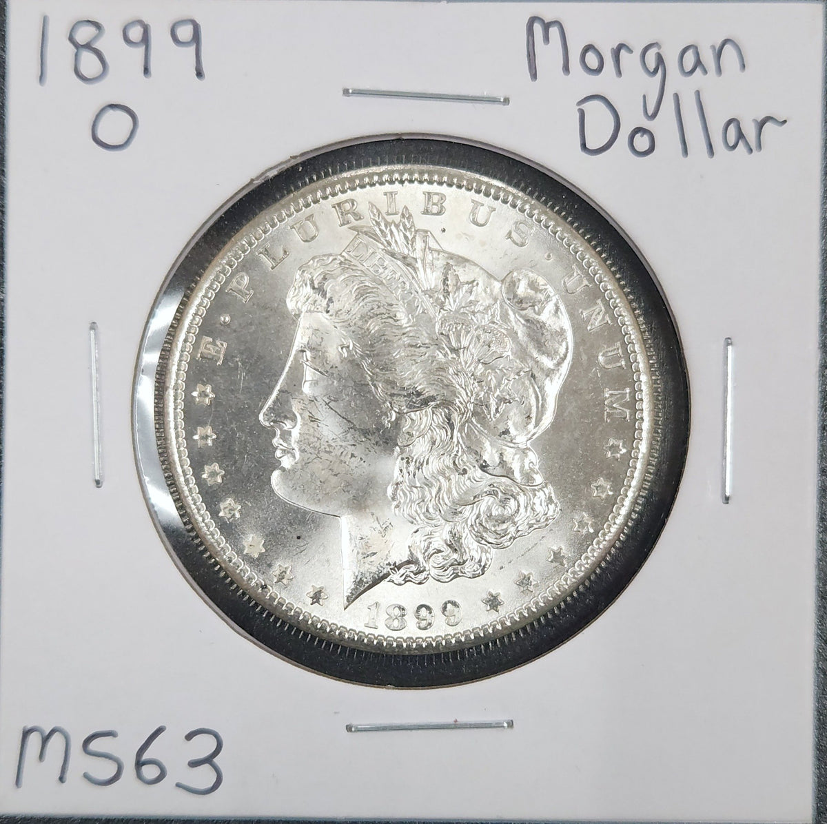 1899-O Morgan Dollar MS63 7637.63-A — Obverse