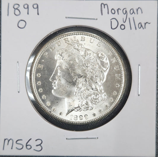 1899-O Morgan Dollar MS63 7637.63-A — Obverse