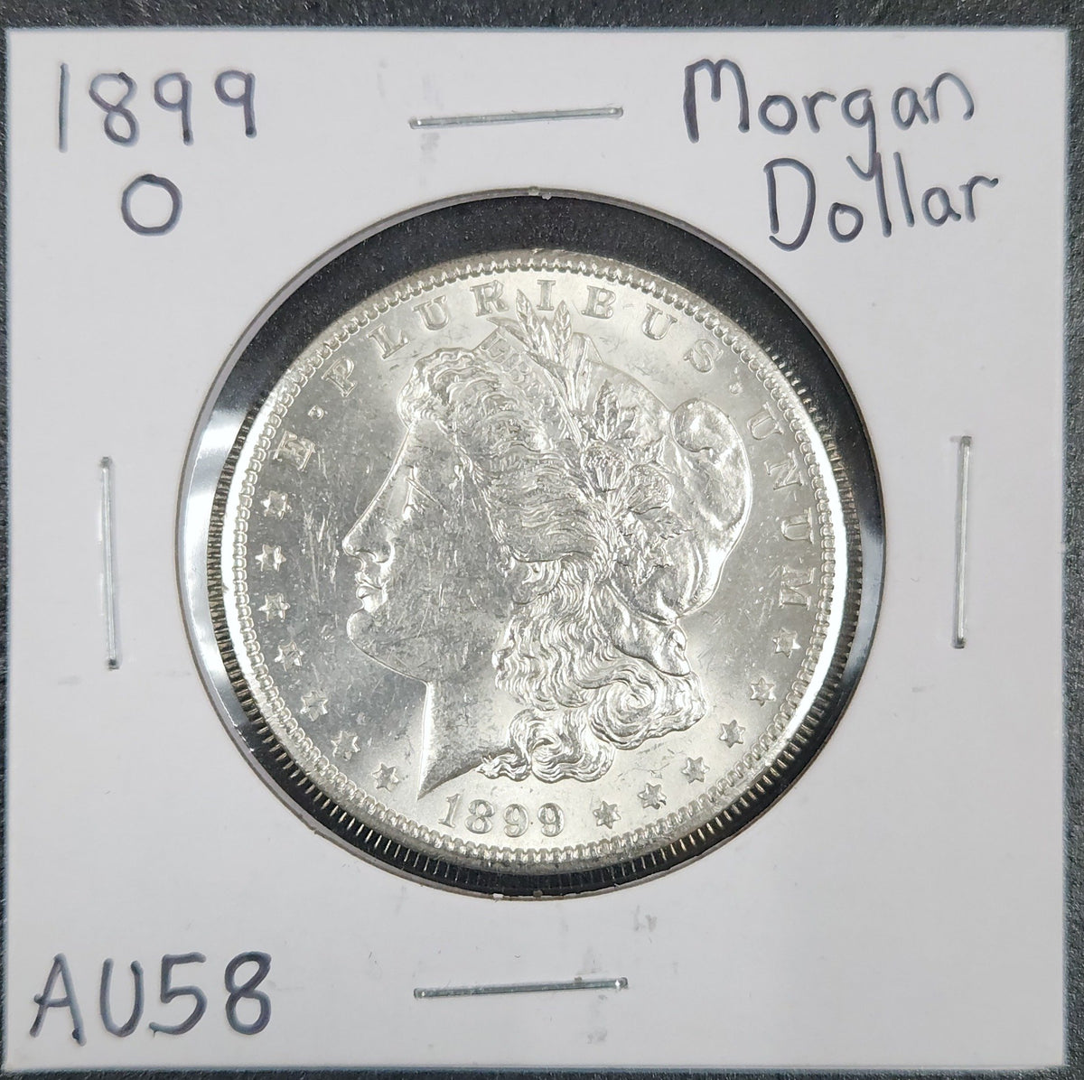1899-O Morgan Silver Dollar AU-58 7637.58-A — Obverse