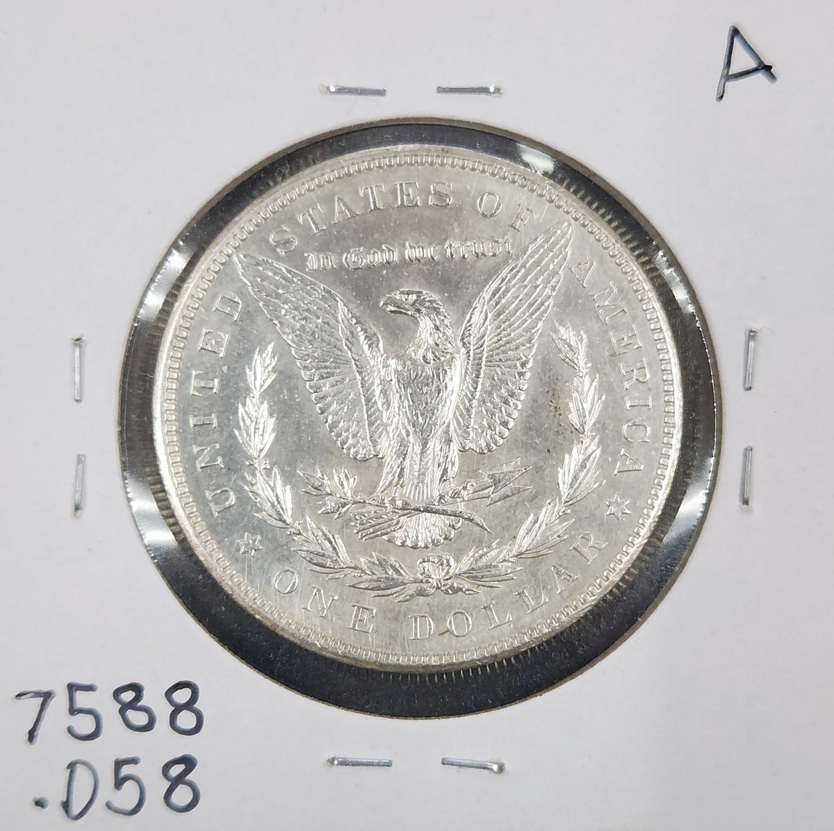 1900 Morgan Dollar AU58 7588.D58-A — Reverse