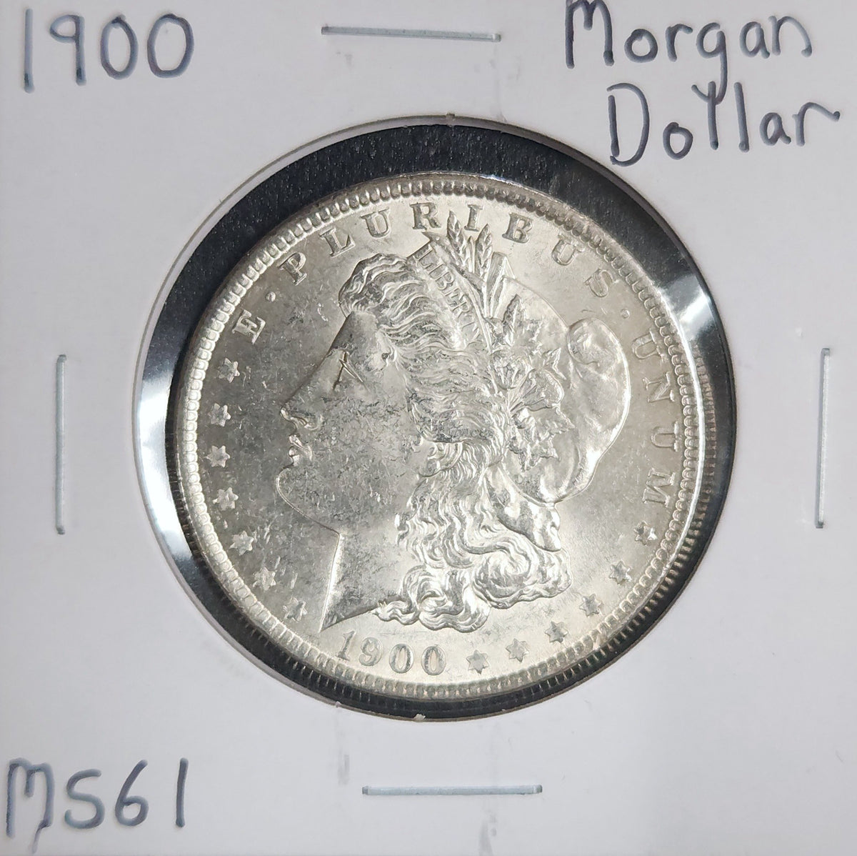 1900 Morgan Dollar MS61 7588.61-A — Obverse