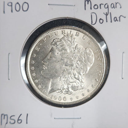1900 Morgan Dollar MS61 7588.61-A — Obverse