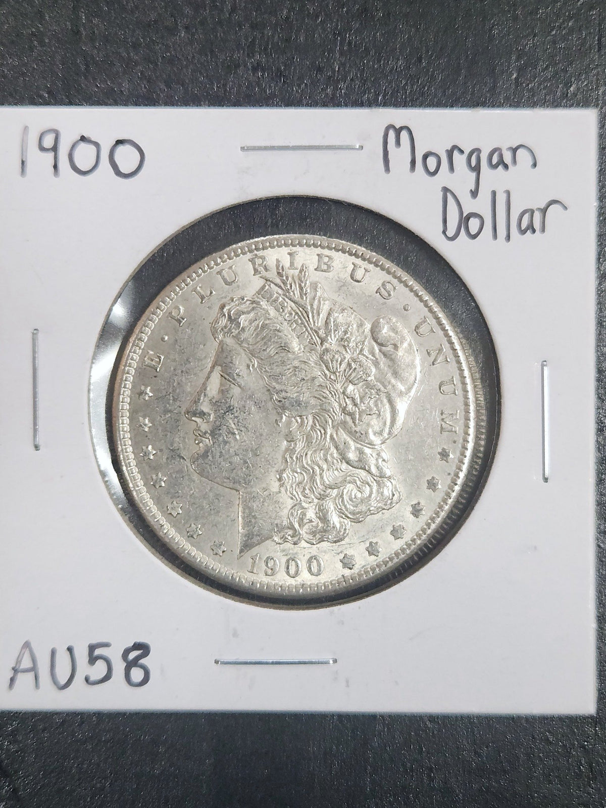 1900 Morgan Dollar AU58 7588.58-A — Obverse