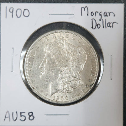 1900 Morgan Dollar AU58 7588.58-B — Obverse