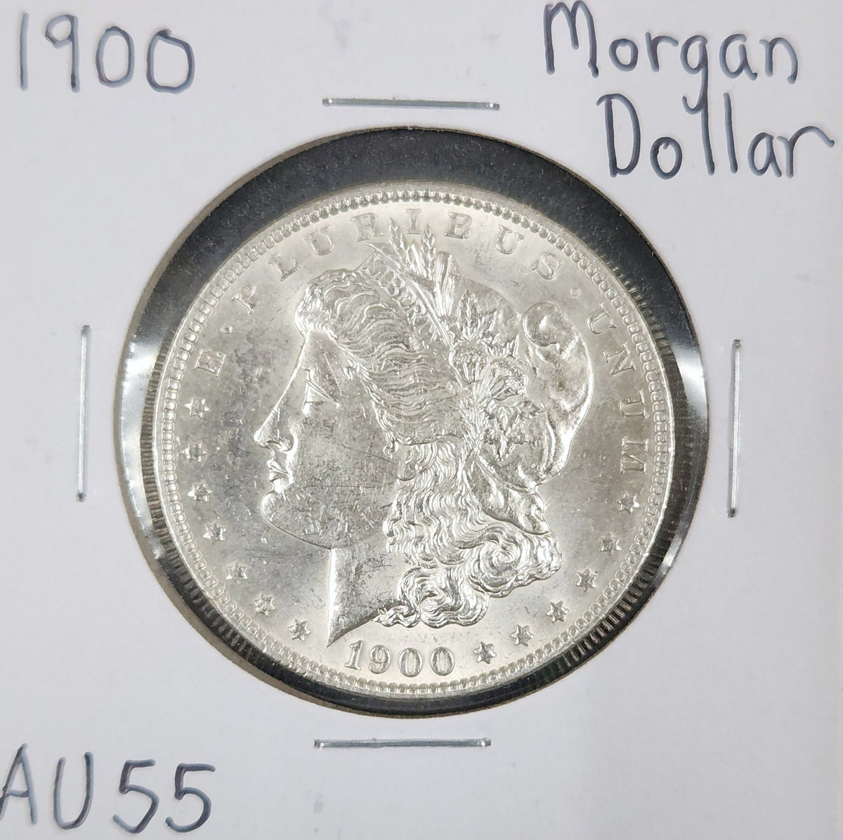 1900 Morgan Dollar AU55 7588.55-A — Obverse