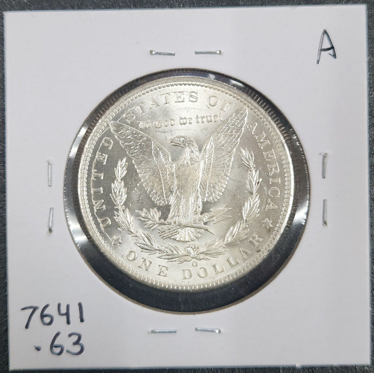 1900-O Morgan Dollar MS63 7641.63-A — Reverse