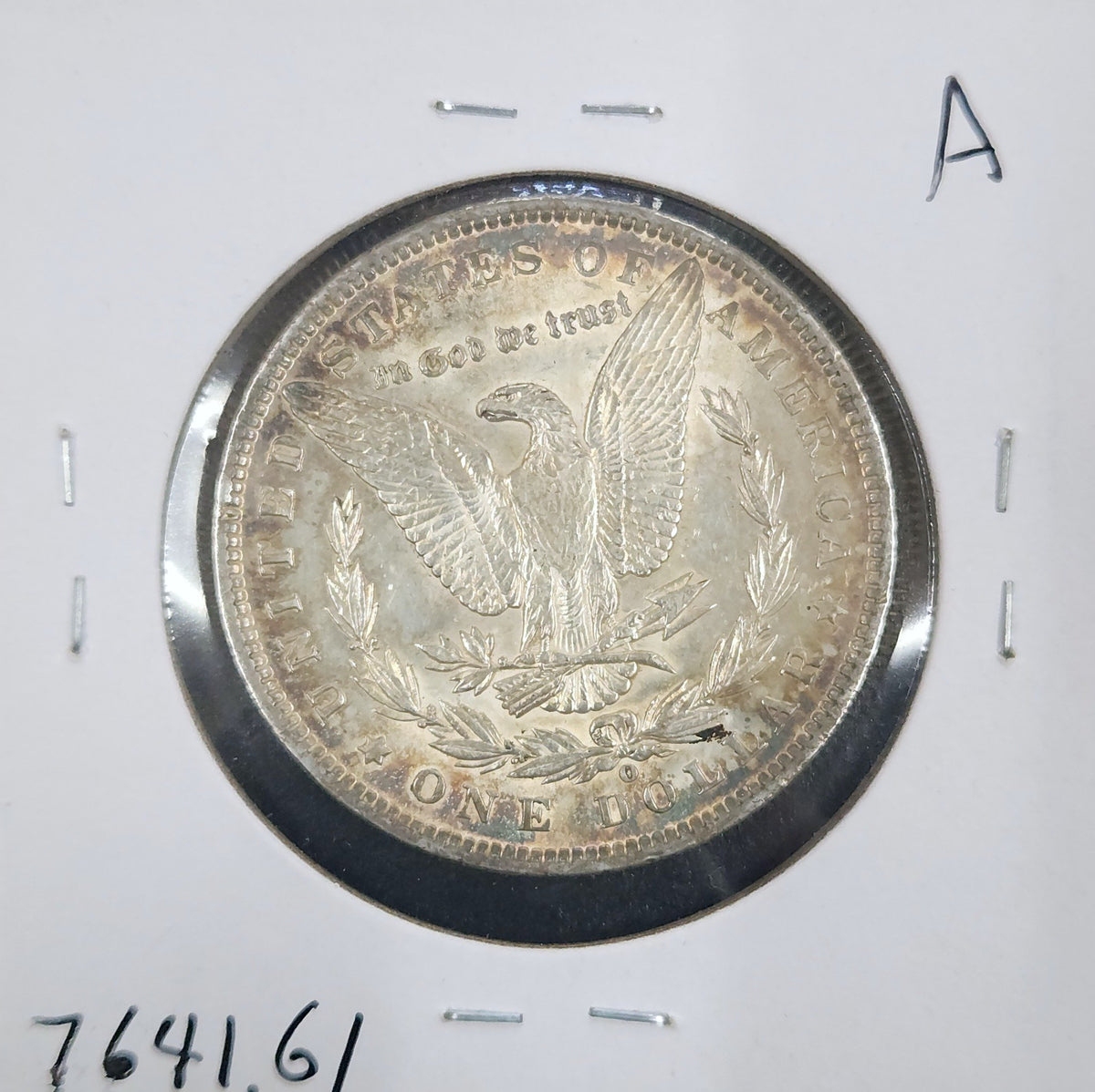1900-O Morgan Dollar MS-61 7641.61-A — Reverse