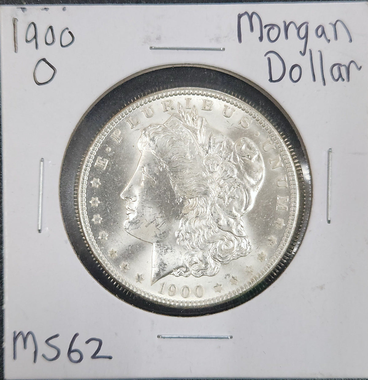 1900-O Morgan Silver Dollar MS62 7641.62-A — Obverse