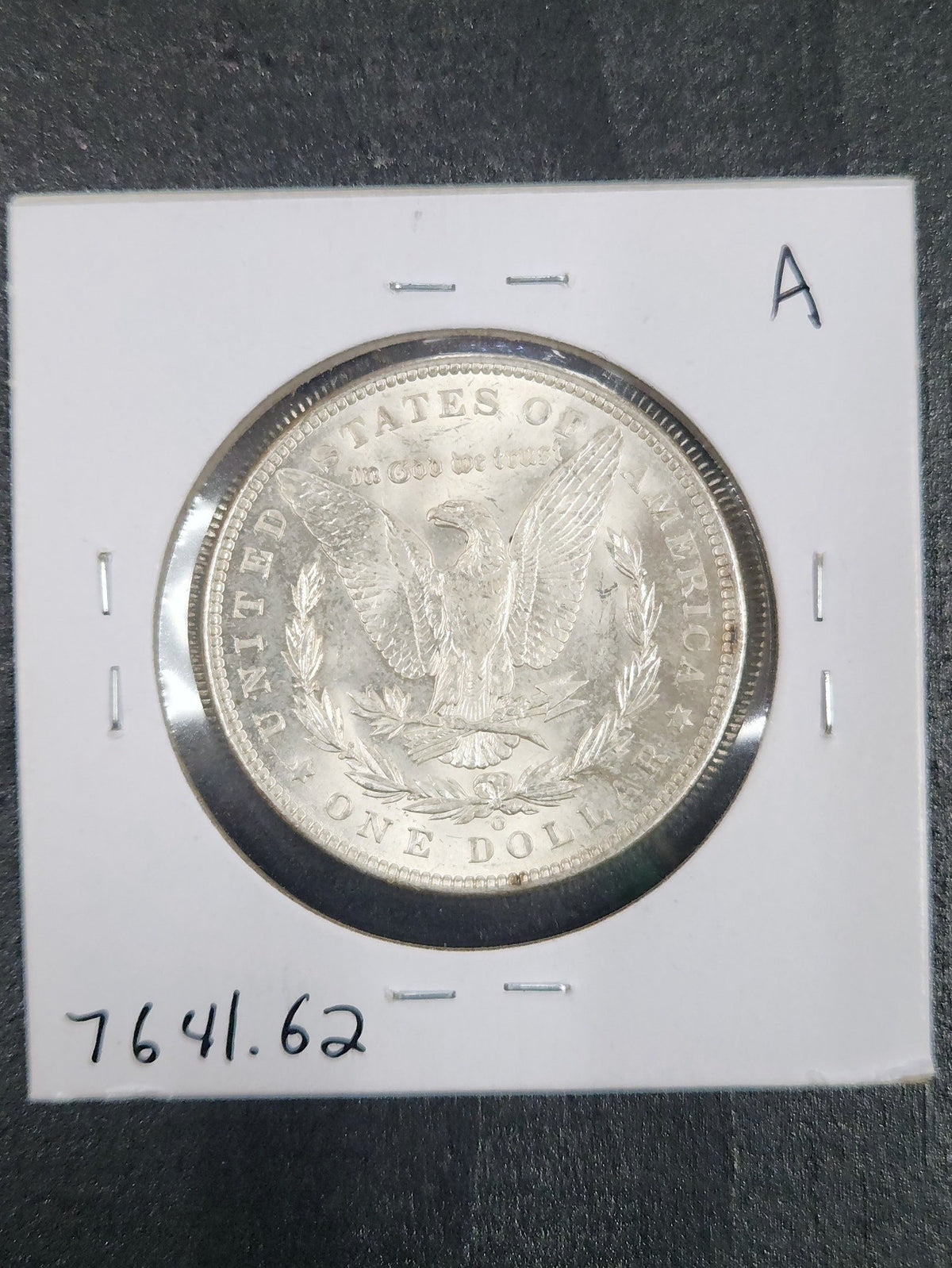 1900-O Morgan Silver Dollar MS62 7641.62-A — Reverse