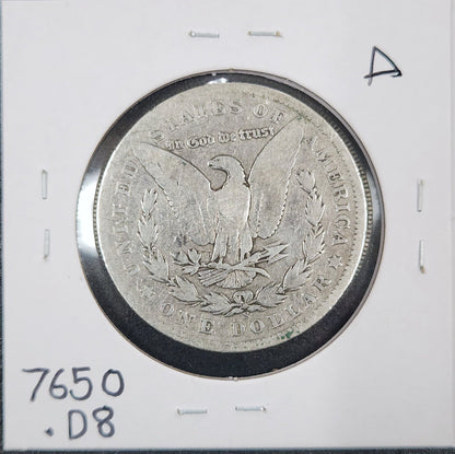 1901-S Morgan Dollar VG 7650.D8-A — Reverse
