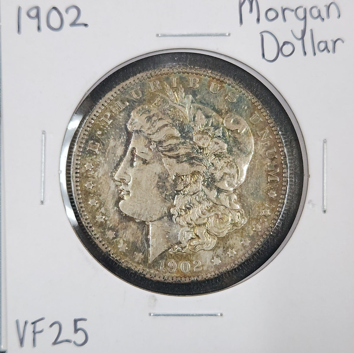 1902 Morgan Dollar VF25 7594.25-A — Obverse