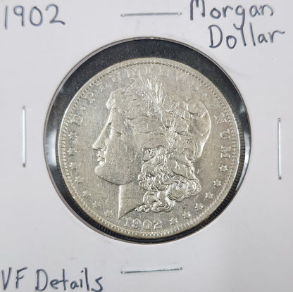 1902 Morgan Dollar VF Details 7594.VF-A — Obverse