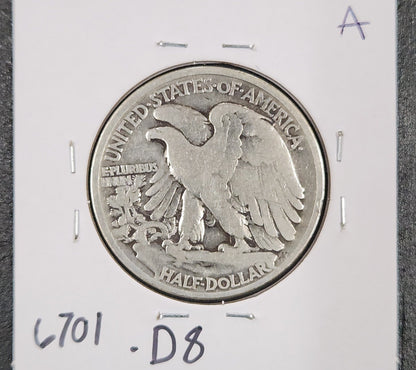 1919 Walking Liberty Half  VG — Reverse