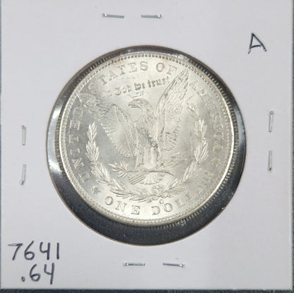1902-O Morgan Silver Dollar AU-64 7641.64-A — Reverse