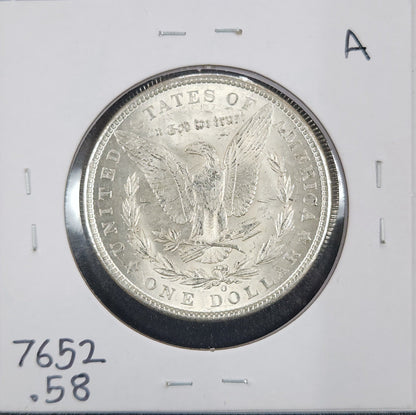 1902-O Morgan Dollar AU58 7652.58-A — Reverse