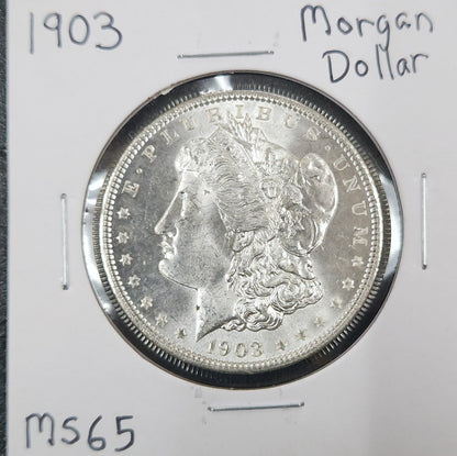 1903 Morgan Dollar MS65 7596.65-A — Obverse