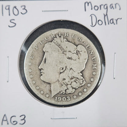 1903-S Morgan Dollar AG3 7660.3-A — Obverse