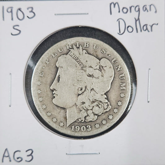 1903-S Morgan Dollar AG3 7660.3-A — Obverse