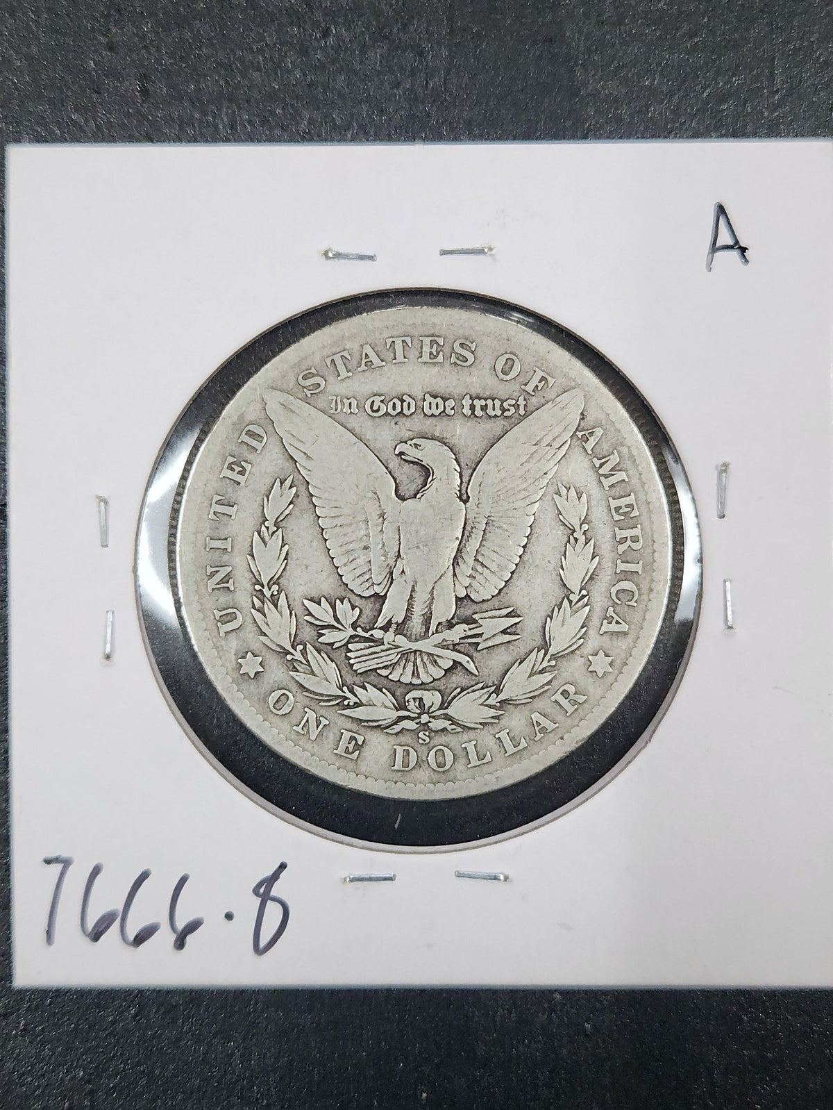 1904-S Morgan Dollar VG-8 7666.8-A — Reverse