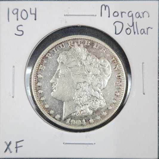 1904-S Morgan Dollar XF 7666.D40-A — Obverse