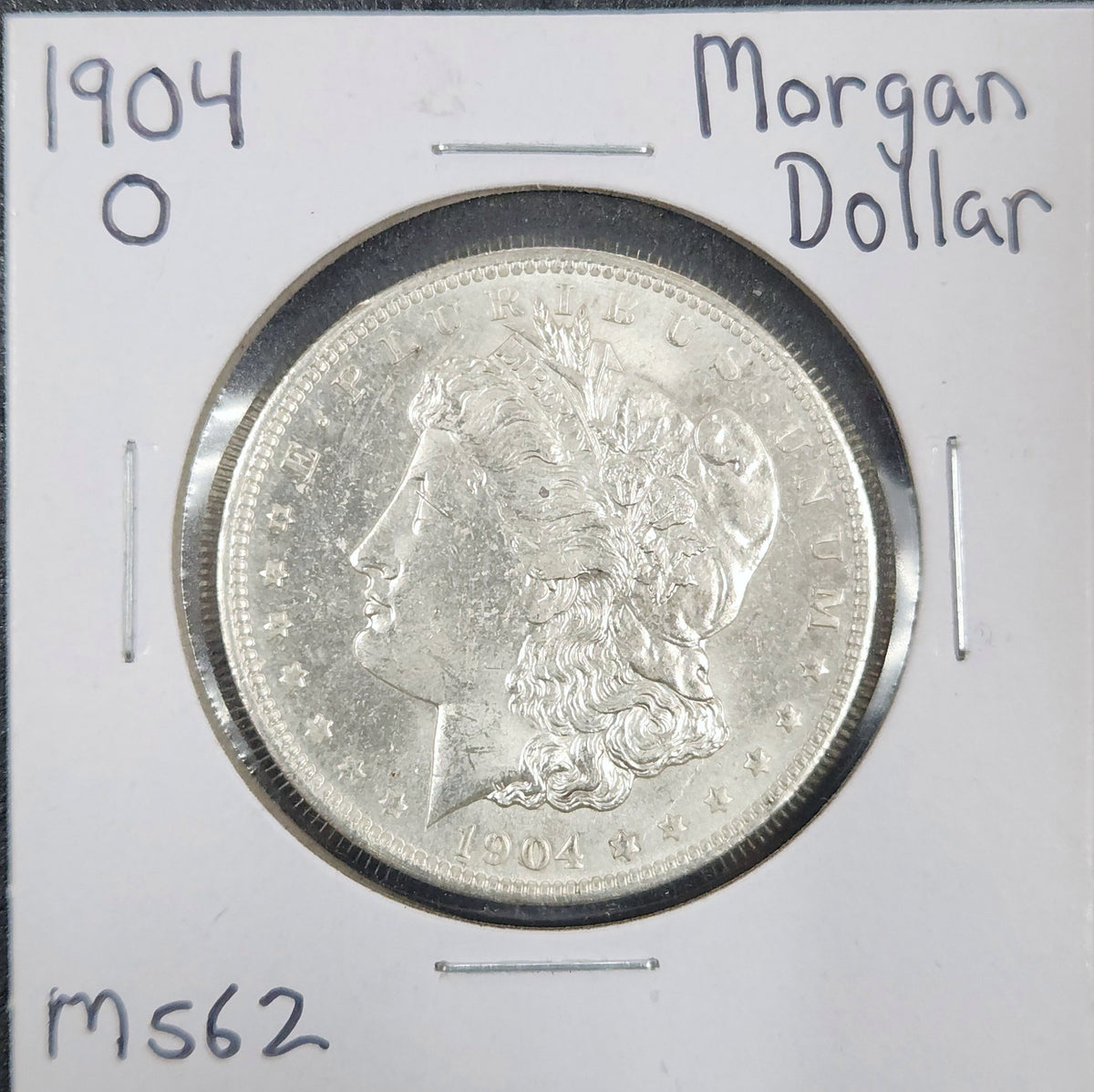 1904-O Morgan Dollar MS62 7664.62-A — Obverse