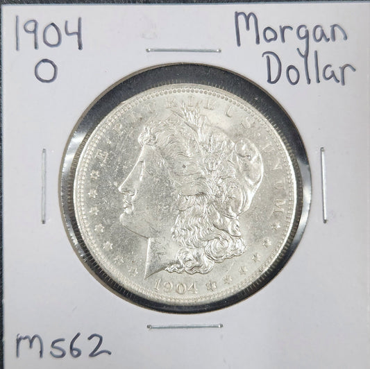 1904-O Morgan Dollar MS62 7664.62-A — Obverse