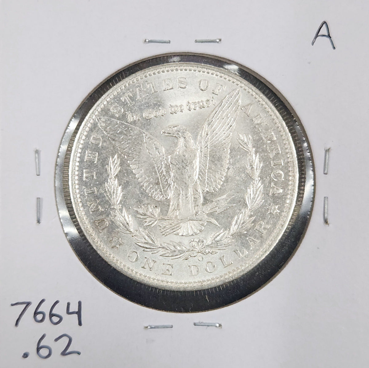 1904-O Morgan Dollar MS62 7664.62-A — Reverse