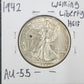 1942 Walking Liberty Half AU-55 — Obverse