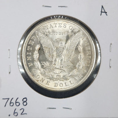 1921-D Morgan Dollar MS62 7668.62-A — Reverse