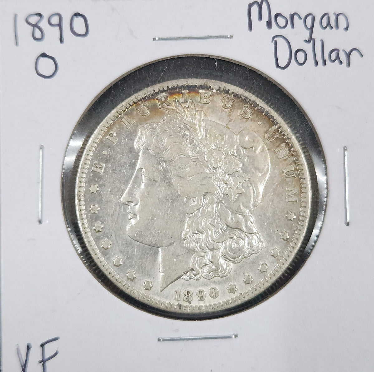 1890-O Morgan Dollar VF 7564.VF-A — Obverse