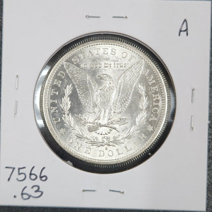 1890-S Morgan Dollar MS63 7566.63-A — Reverse