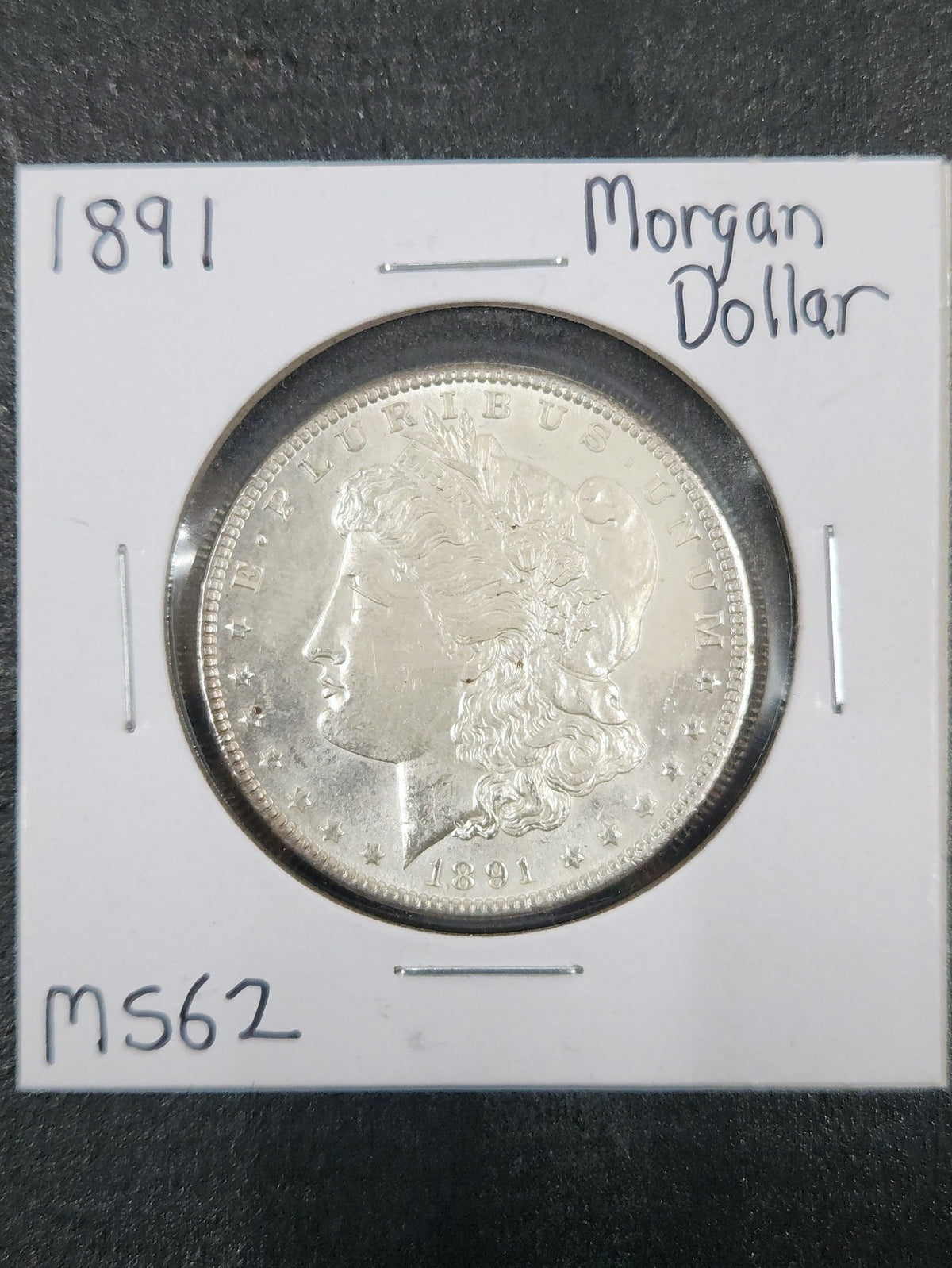 1891 Morgan Dollar MS62 7506.62-A — Obverse