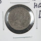 1836 LG "5" Capped Bust Half Dime XF-45 — Obverse