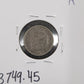 1836 LG "5" Capped Bust Half Dime XF-45 — Reverse