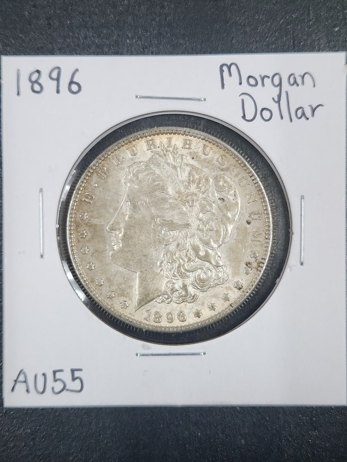 1896 Morgan Dollar AU55 7580.55-A — Obverse