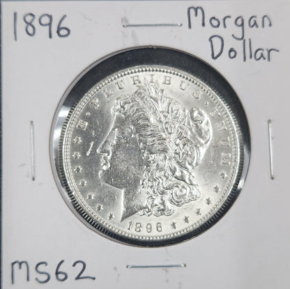 1896 Morgan Dollar MS62 7580.62-A — Obverse