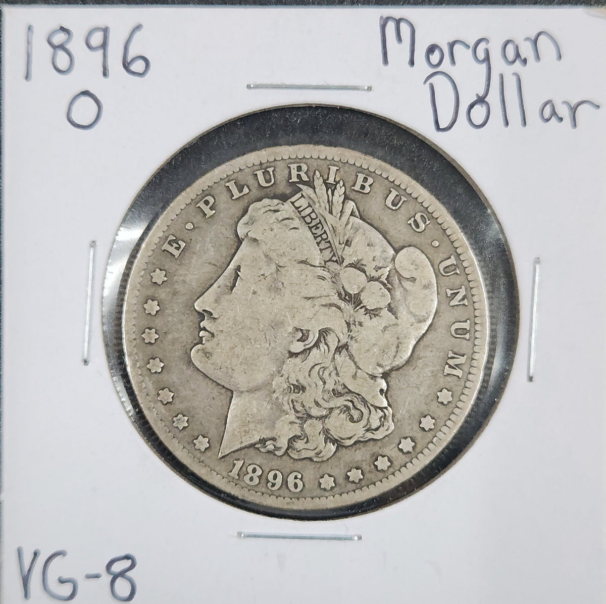 1896-O Morgan Dollar VG-8 7624.8-A — Obverse