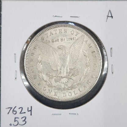 1896-O Morgan Dollar AU53 7624.53-A — Reverse
