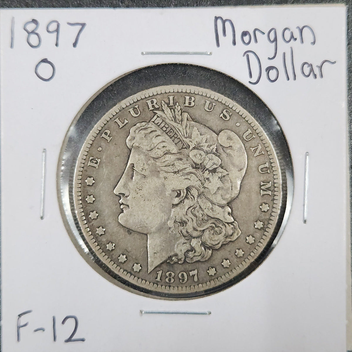 1897-O Morgan Dollar F-12 7629.12-A — Obverse